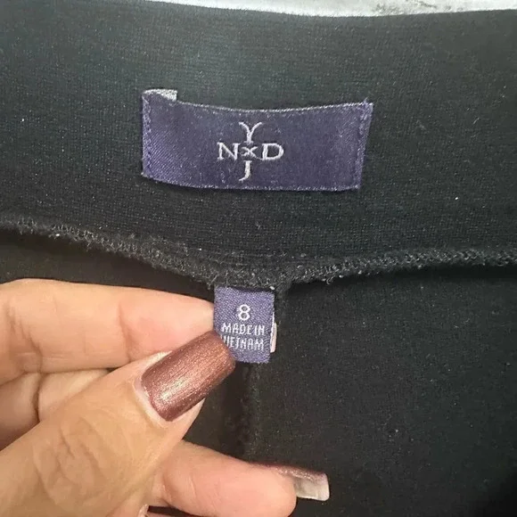 NYDJ Black Leggings Size 8 - Picture 3 of 5